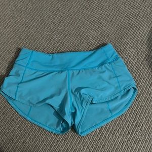 size 2, 2.5 inch Lululemon shorts.